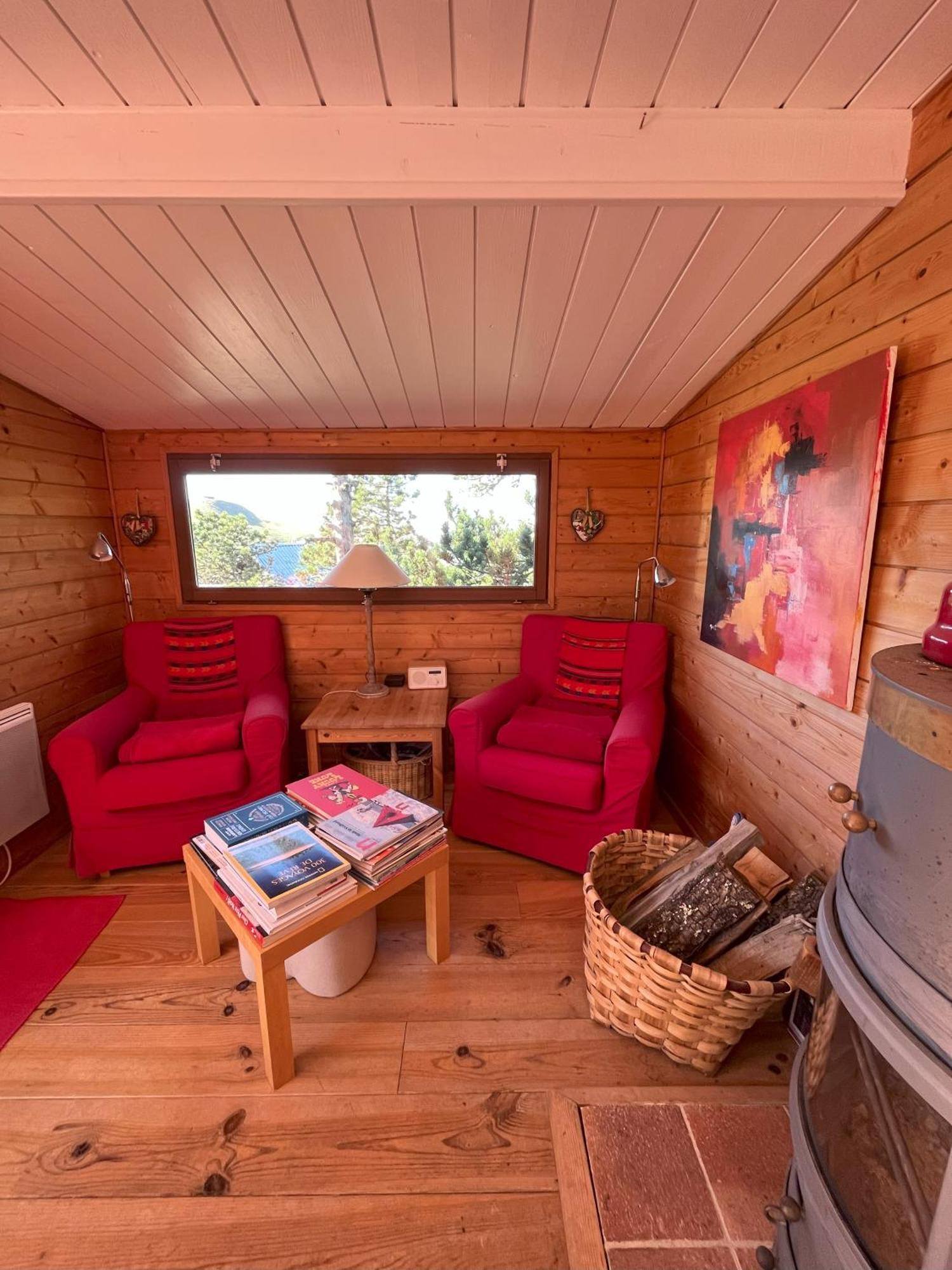 Chalet Des Myrtilles - Chalet Cosy Avec Vue Arette Exterior foto